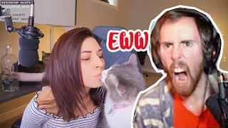 Asmongold Reacts To Alinity Giving Her Cat Vodka