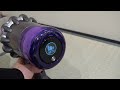 dyson v11、バッテリー残量の変化を液晶で確認