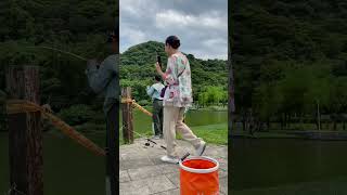 紀錄釣起大鯉魚｜大湖公園釣魚