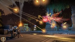 Skyforge Livestream #1: Sweeping the Power Facility with the Gunner!