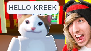 KreekCraft Reacts to Pop Cat Roblox