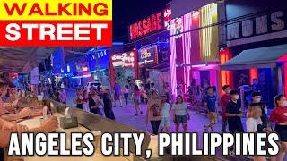 Walking Street 2023 Walking Tour | What's Going On in Angeles City This 2023 | Philippines Nightlife