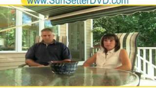 CA Sunsetter EasyShade Screen Room - Retractable Awning