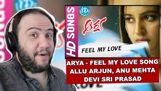 Feel My Love Song Reaction | Arya | Allu Arjun, Anu Mehta | Sukumar, DSP | Producer Reacts తెలుగు 🇮🇳