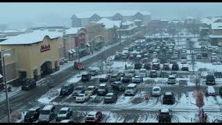 Snowfall in Madison, Wisconsin