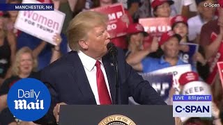 Trump praises Al Baldasaro at a rally in New Hampshire