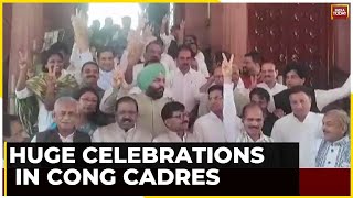 Celebrations Among Congress Cadres As Rahul Gandhi Becomes LS MP Again After 4.5 Months