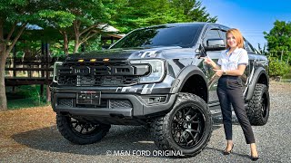 รีวิว Ford Ranger Sport 6 AT  แต่งหน้า Raptor ล้อ 20 ยางใหญ่ 33 สวยจัด By M\u0026N FORD