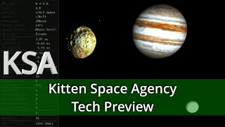 KSA Kitten Space Agency - Jupiter, Moon LOD and Earth Preview