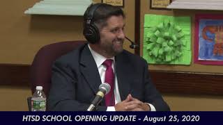 HTSD SCHOOL OPENING UPDATE 8-25-20