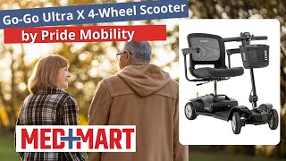 Go-Go Ultra X 4-Wheel Scooter by Pride Mobility - Product Overview