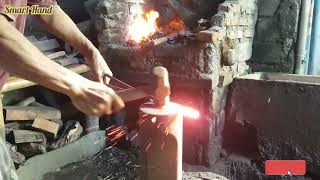 Amazing..!! Old Blacksmith with Good work,   Cara Membuat Parang #viral #oldsmith