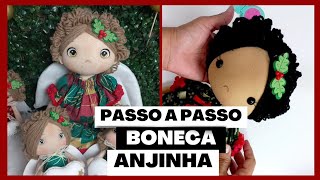 PASSO A PASSO BONECA ANJINHA EM FELTRO/ APOSTILA ANJINHAS VOLUME 1/ VÍDEO AULA 3