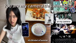 POV:UR MY CAMERA THIS WEEKEND（movie night&a little kpop album unboxing)