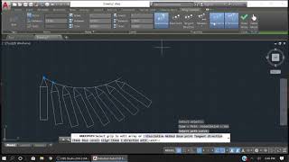 AutoCAD Tutorial For Rectangular, Path and Polar Array