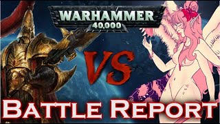 Slaanesh Daemons Vs Adeptus Custodes Warhammer 40k Battle Report