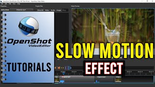 OpenShot Tutorial #5 | How To Add Slow Motion Effect To A Video In OpenShot