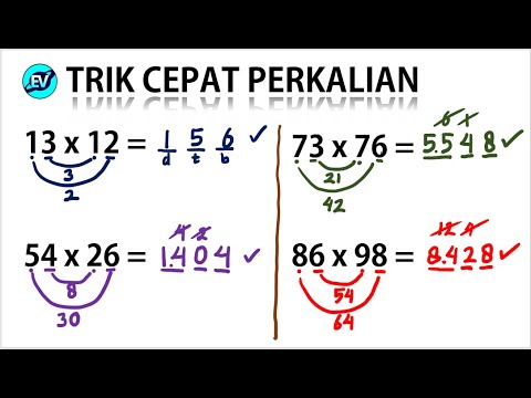 TRIK HITUNG CEPAT PERKALIAN 11-99 - YouTube