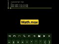 Math.max | javascript tutorial #shorts #html #javascript