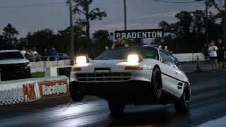 Twin Turbo Mr2 Makes Its First Pass In Florida!