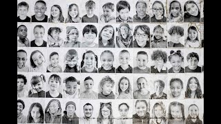Nearly 1000 portraits cover Kalamazoo's Bronson Park