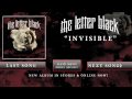 the letter black invisible