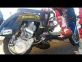 2 stoke rotary valve engine vespa drag by scauri rivanazzano drag way