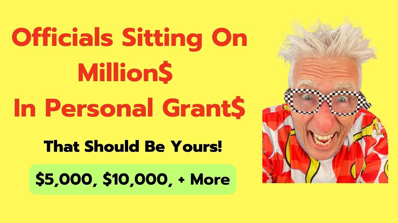 Ask Your Official For A $5,000 Grant ... Many Are Sitting On Millions ...