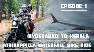 Hyderabad to Kerala Athirappillty waterfalls Bike Ride Episode 1 in Telugu