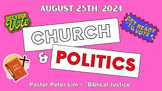 2024.08.25 - Sunday Service - Pastor Peter Lim