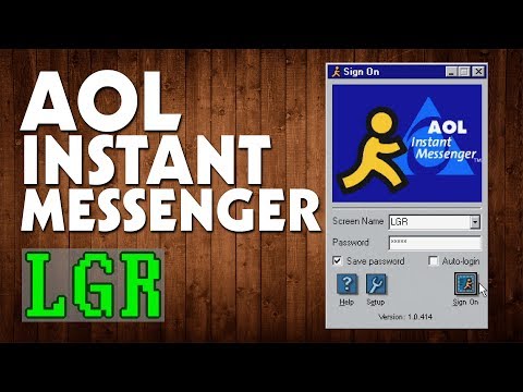 What was AIM (AOL Instant Messenger)?