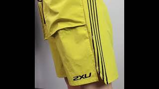 men yellow shorts