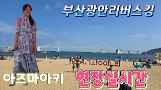 아즈마아키 부산광안리해수욕장 버스킹공연 9월1일16시30분