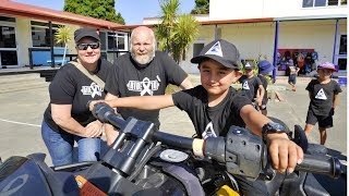 White ribbon riders promote respect