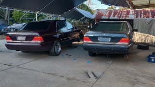 W140 Mercedes change rotors or brake pads 1995 s500 & 600