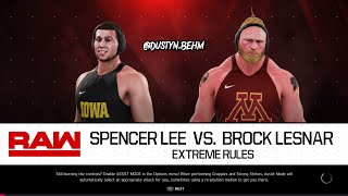 Minnesota Golden Gophers Wrestling Brock Lesnar vs Iowa Spencer Lee