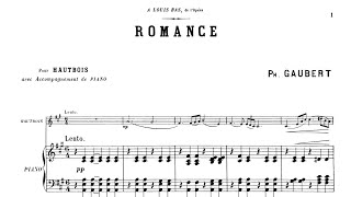 2 Pièces for Oboe and Piano, Romance - Philippe Gaubert