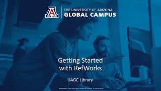 Getting Started with RefWorks