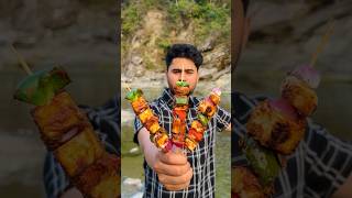 Easy evening snack veg barbecue || Jungle cooking veg barbecue