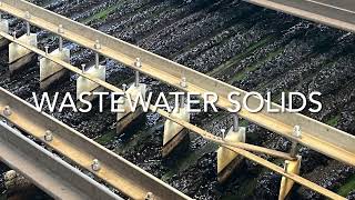 How do we handle solids generated at a waste water treatment plant?