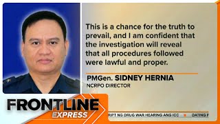 Alegasyong extortion, itinanggi ni NCRPO chief P/Maj. Gen. Sidney Hernia | Frontline Express