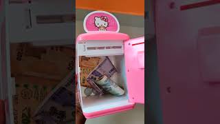 Paisa paisa||saving box||mini ATM piggy bank unboxing & review||gullak#gullak #shorts#savingbox#toys