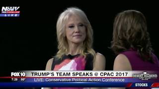 WATCH: KellyAnne Conway Speaks on Motherhood, Feminism and Trump at CPAC 2017 (FNN)