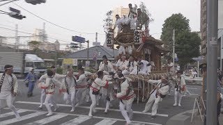 令和元年8月1日尼崎市貴布禰だんじり祭　宵宮パレード