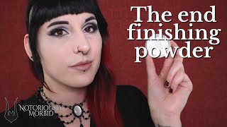 Notoriously Morbid the end finishing powder - uses for setting powder