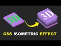 CSS Isometric 3D Layer Effect on Hover