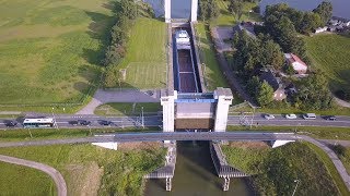 Drone opname Sluis en Fort Sint Andries tussen Maas en Waal | DJI Mavic Pro | 4K