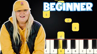 Dance Monkey - Tones And I | Beginner Piano Tutorial | Easy Piano