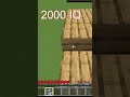 2000 iq vs. 2000 iq in minecraft be like shorts minecraft fypシ