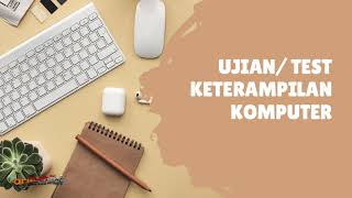 Ujian/ test keterampilan komputer #polri #sip #PKA #PKP #PKN